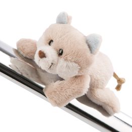 MagNICI magnetic plush toys snow fox Nordin, with sewn-in magnet in each foot, approx. 10 cm