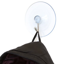 M-61, Suction cup hooks, set of 3, holds approx. 7 kg, not magnetic!