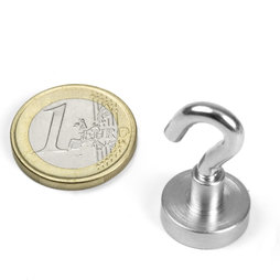 FTN-16, Hook magnet Ø 16 mm, thread M4, strength approx. 8 kg