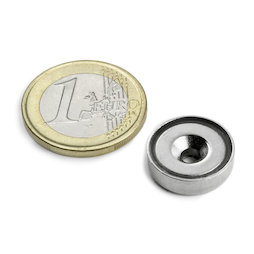 CSN-16, Countersunk pot magnet, Ø 16 mm, strength approx. 4 kg