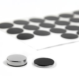 M-SIL-20, Silicone discs Ø 20 mm, self-adhesive, 36 per set