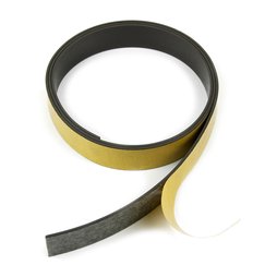 MT-20-STIC, Magnetic adhesive tape ferrite 20 mm, self-adhesive magnetic tape, Rolls of 1 m / 5 m / 25 m
